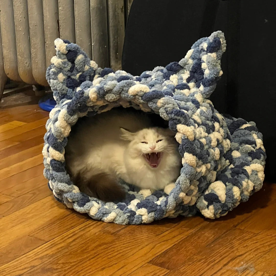 Handmade Cat Bed Crochet Pattern