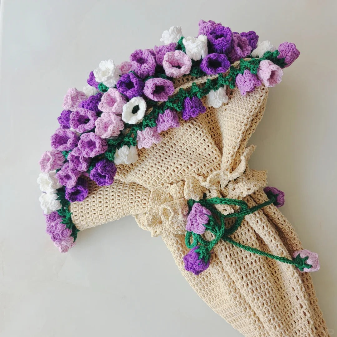 Bouquet Blanket-Lily of the Valley Crochet Pattern