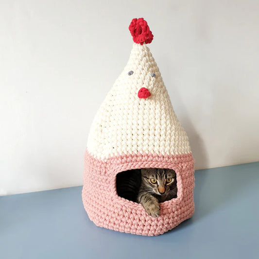 Chicken Cuddle Cave Crochet Pattern
