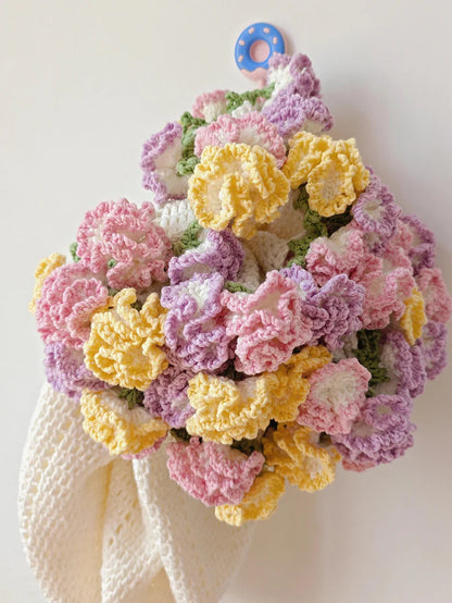 Carnation Bouquet Blanket  Daisy Crochet Pattern