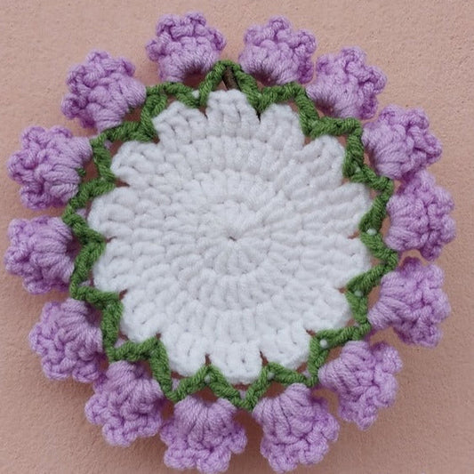 Lily of the Valley Coaster Crochet Pattern