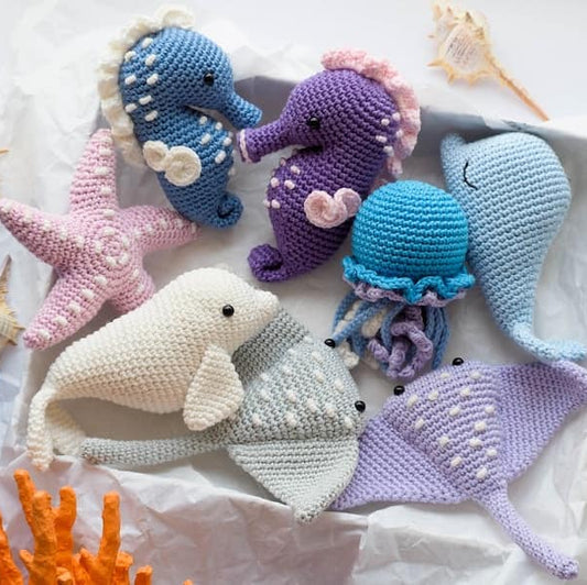 Sea Animal Crochet Patterns for Babies