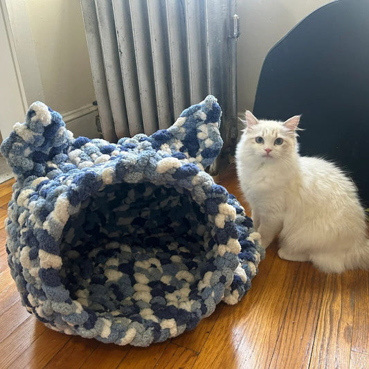 Handmade Cat Bed Crochet Pattern