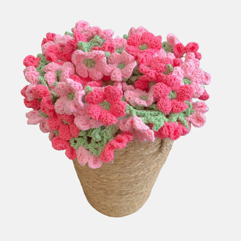 Bouquet Blanket-Peach Blossom Crochet Pattern