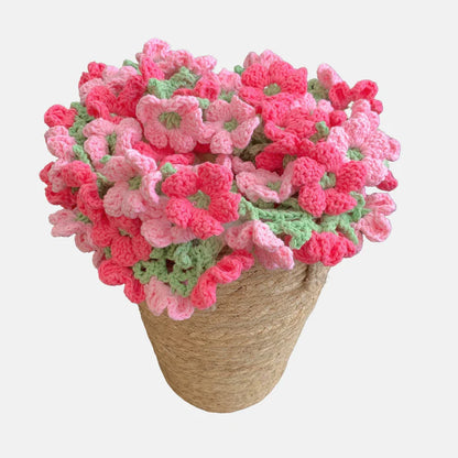 Bouquet Blanket-Peach Blossom Crochet Pattern