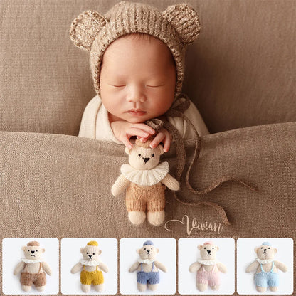 Teddy Bear Crochet Photo Prop