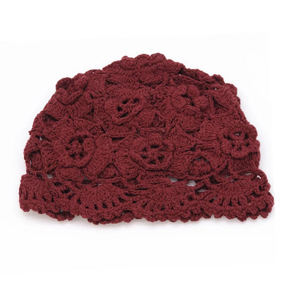summer thread knitting hat breathable