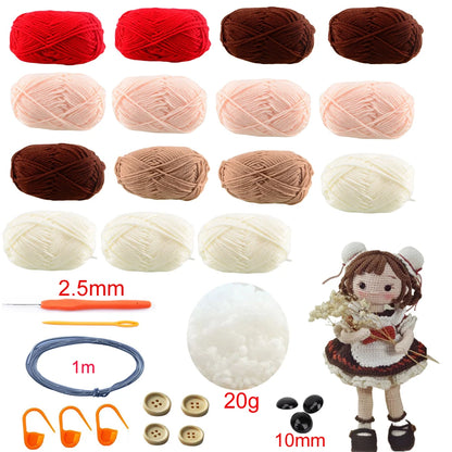doll crochet kit with accessories