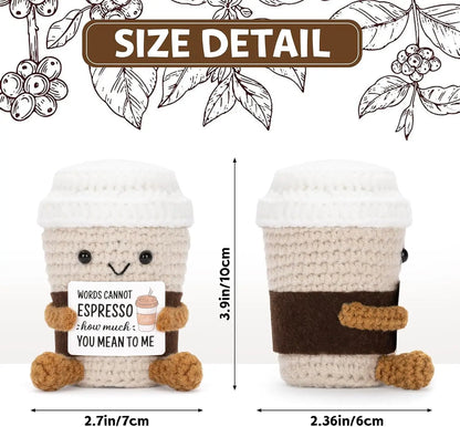 Crochet Coffee Doll Handmade Gift