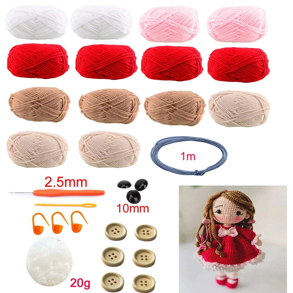 doll crochet kit with accessories