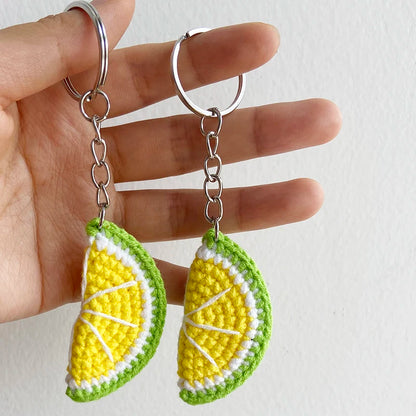 Fruit Pendant Keychain Handmade Gift
