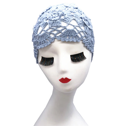 summer thread knitting hat breathable
