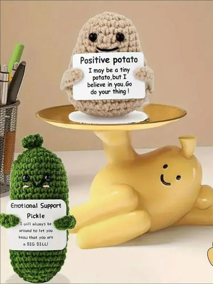 Handmade Plush Toy Pickle Decor