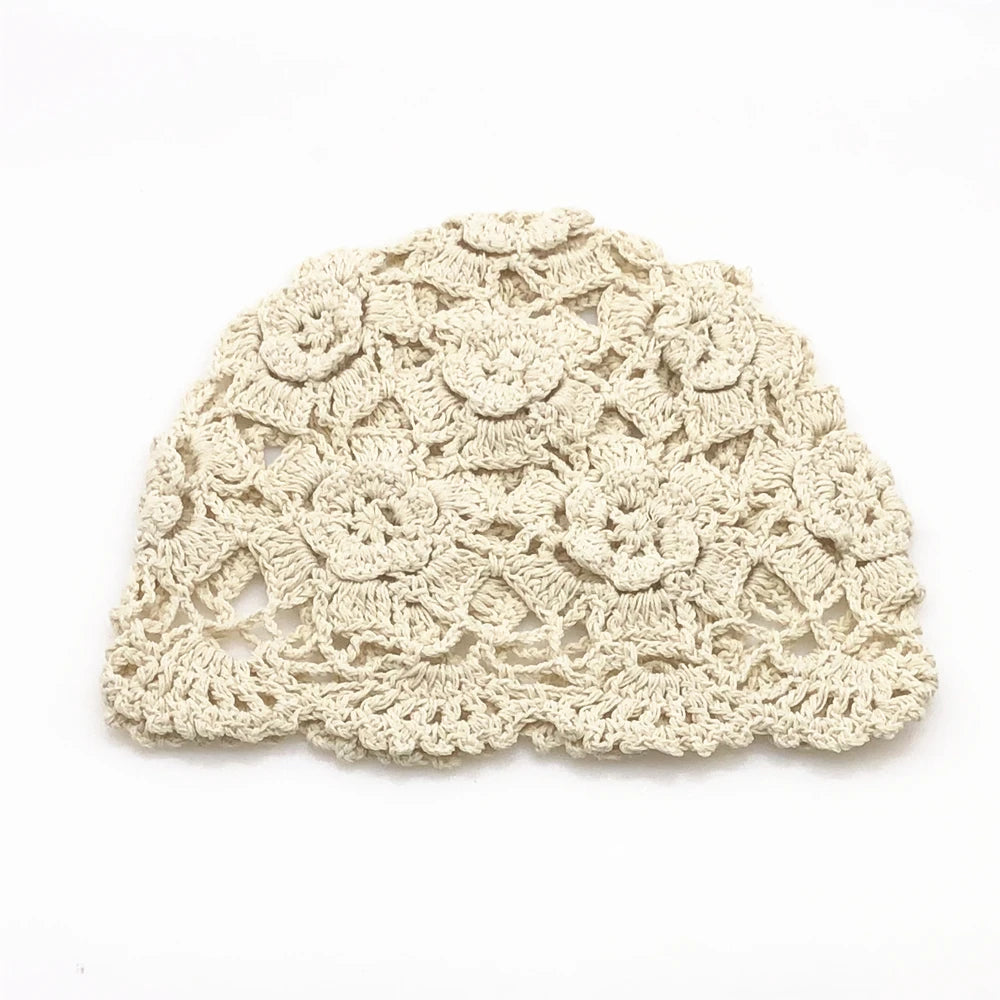 summer thread knitting hat breathable