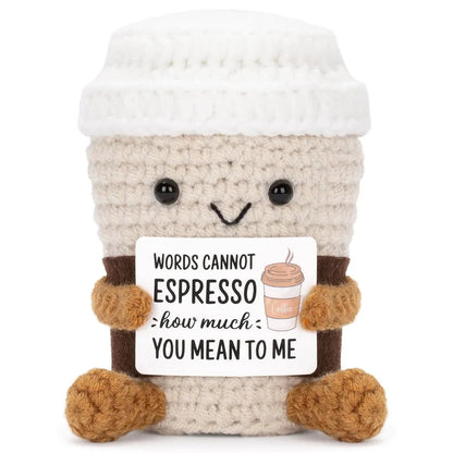 Crochet Coffee Doll Handmade Gift