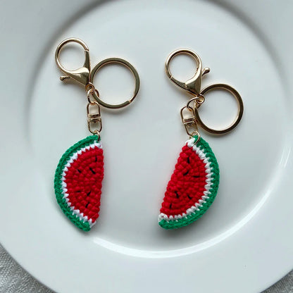Fruit Pendant Keychain Handmade Gift