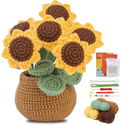 Cotton Yarn DIY Knitting Kit