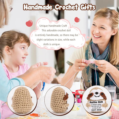 Crochet Sloth Home Room Decor