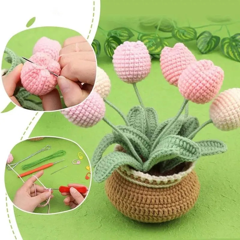 Cotton Yarn DIY Knitting Kit