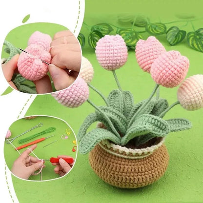 Cotton Yarn DIY Knitting Kit
