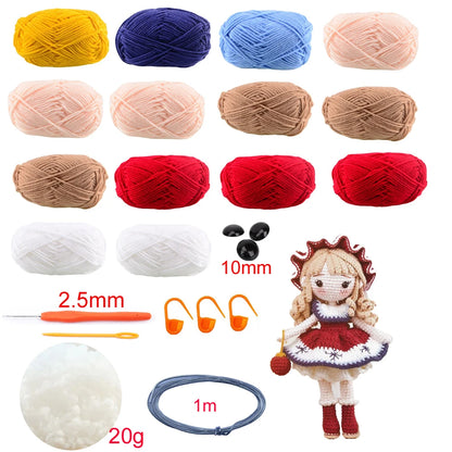 doll crochet kit with accessories