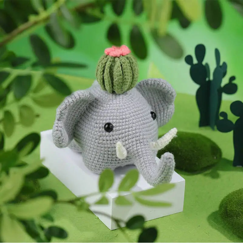 elephant crochet kit for beginners