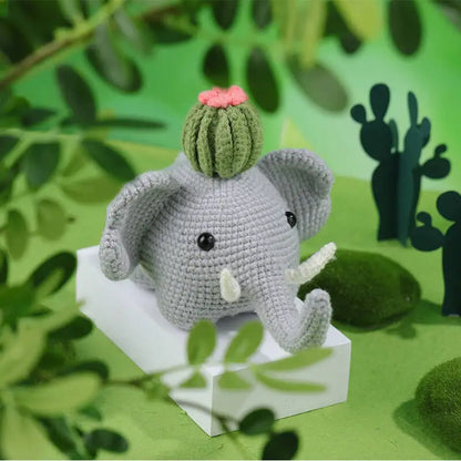 elephant crochet kit for beginners