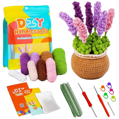 Cotton Yarn DIY Knitting Kit