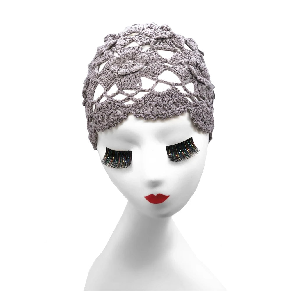 summer thread knitting hat breathable