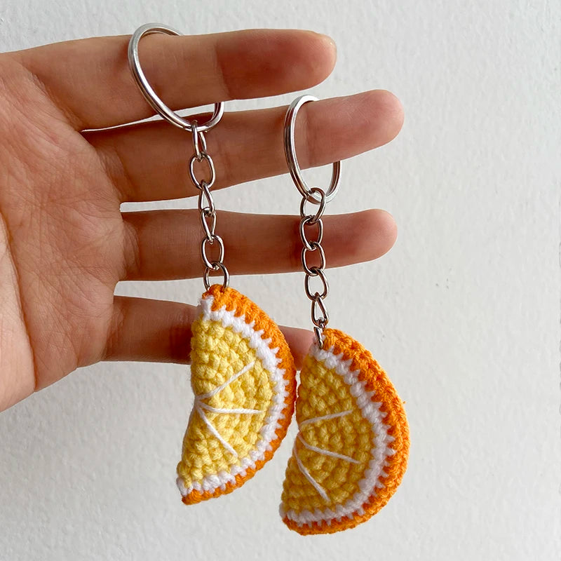 Fruit Pendant Keychain Handmade Gift