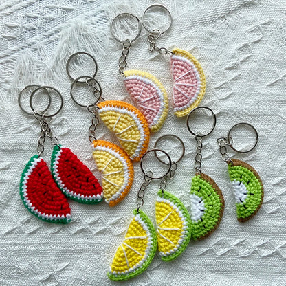 Fruit Pendant Keychain Handmade Gift