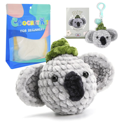 wool animal crochet supplies set