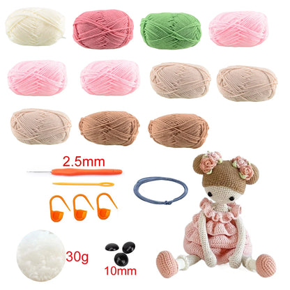 doll crochet kit with accessories