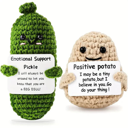 Handmade Plush Toy Pickle Decor
