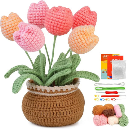Cotton Yarn DIY Knitting Kit