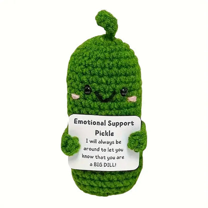 Handmade Plush Toy Pickle Decor