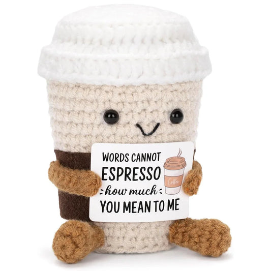 Crochet Coffee Doll Handmade Gift
