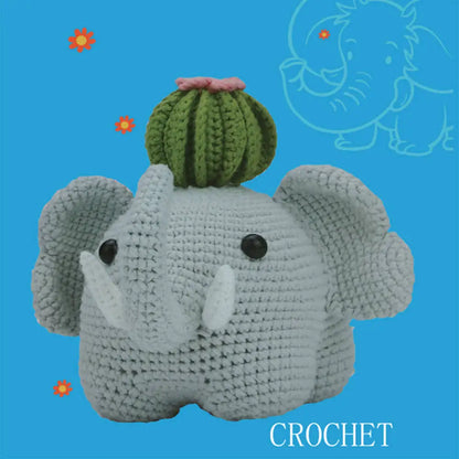 elephant crochet kit for beginners