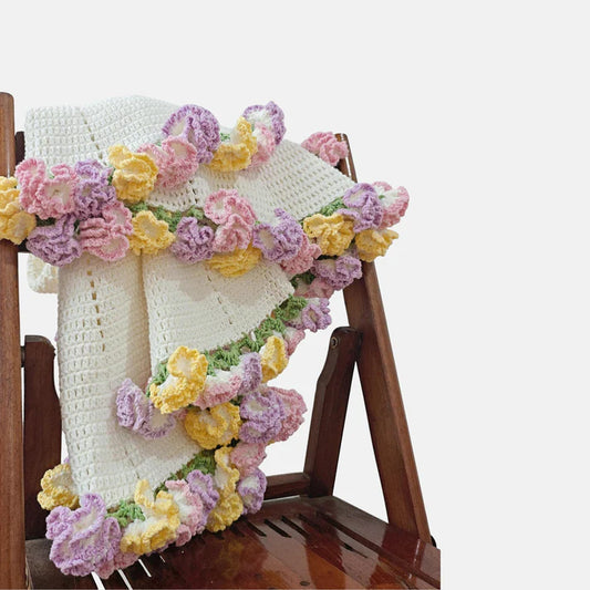Carnation Bouquet Blanket  Daisy Crochet Pattern