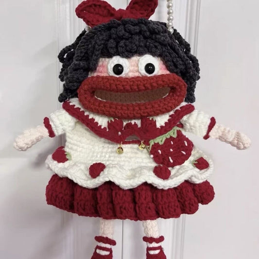 Strawberry Girl Bag  “Wide Mouth” Crochet Pattern