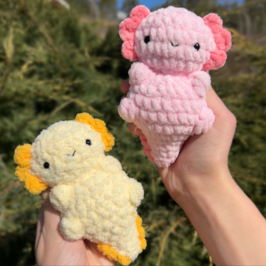 Baby Axolotl Crochet Pattern