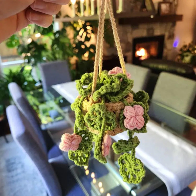 Drooping Monstera Hanging Crochet Pattern