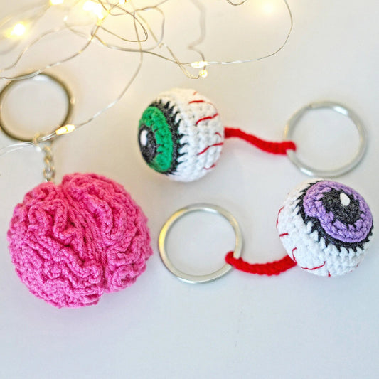 Eyeball and Brains Crochet Pattern