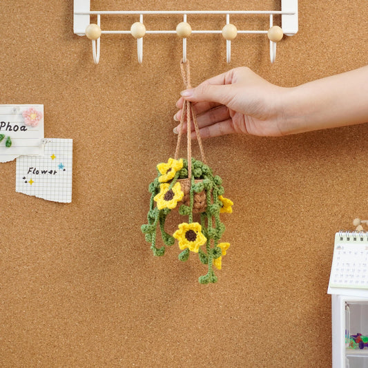 Sunflower Hanging Crochet Pattern