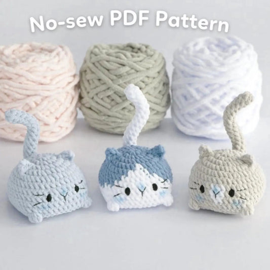 BunBun Cat Trio Crochet Pattern