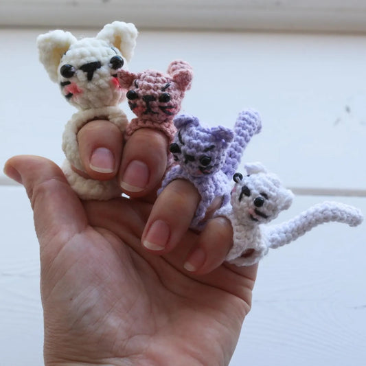 Cute Miniature Cat And Dog Toy Crochet Pattern