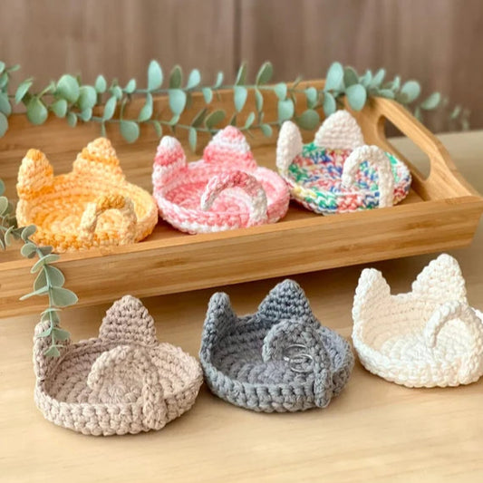 Meow Trinket Tray Crochet Pattern