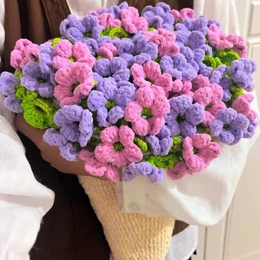 Bouquet Blanket-Peach Blossom Crochet Pattern