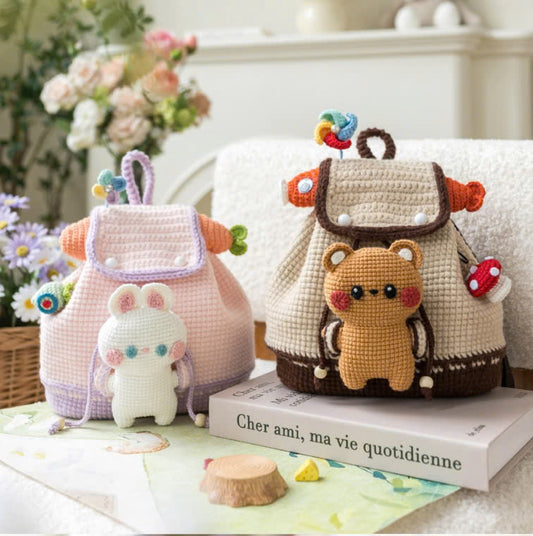 Little Explorer Backpack  Crochet Pattern