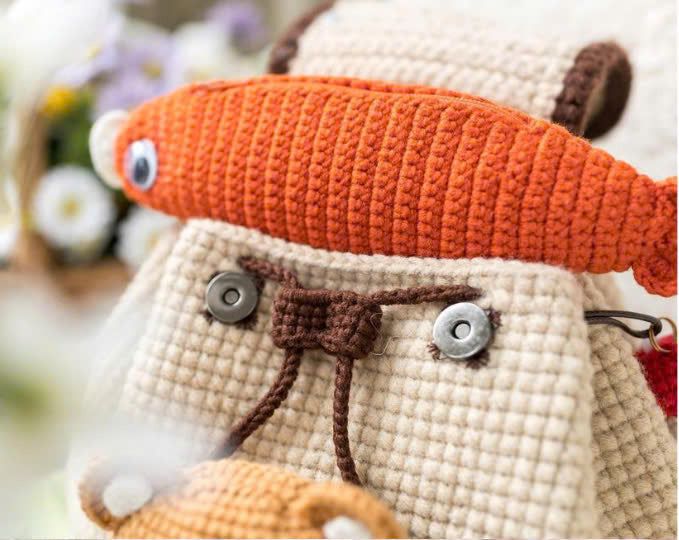 Little Explorer Backpack  Crochet Pattern